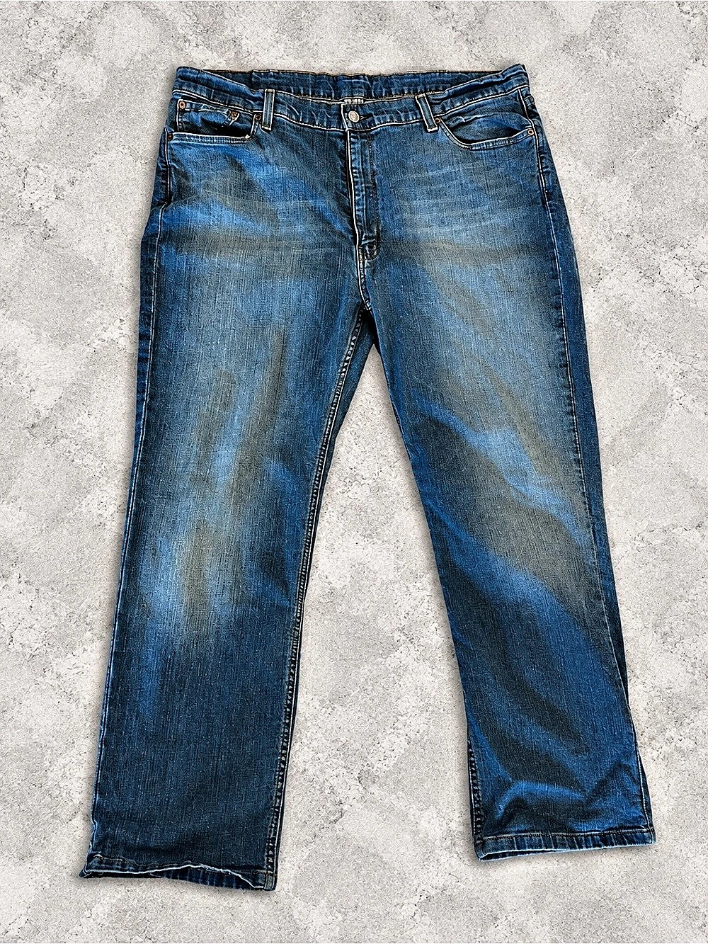 Levi's 514 Straight Leg Jeans Blue Waist 42 Inseam 30